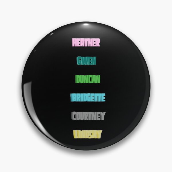 Item preview, Total Drama names 6pk designed and sold by sienna-l.