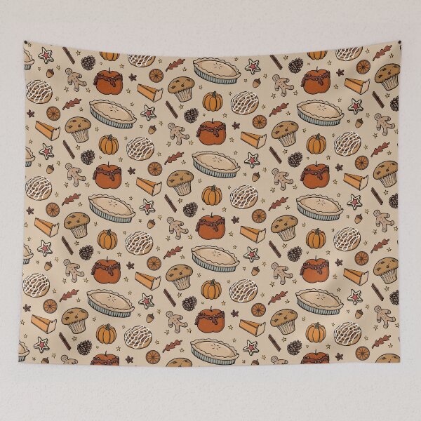 Item preview, Autumn Baked Goods, Sweet treats, Cosy Snacks Illustration designed and sold by AlmightyClaire.