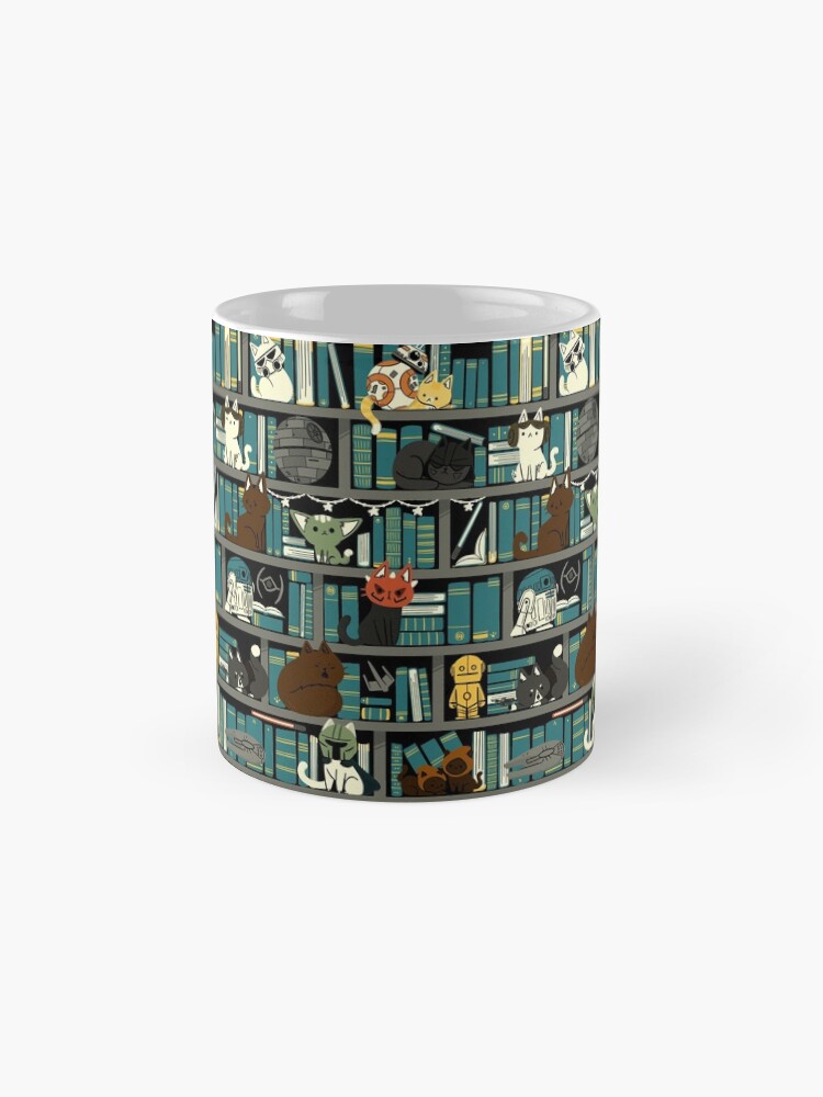 Thumbnail 4 of 6, Coffee Mug, Library Kitten Wars designed and sold by TaylorRoss1.