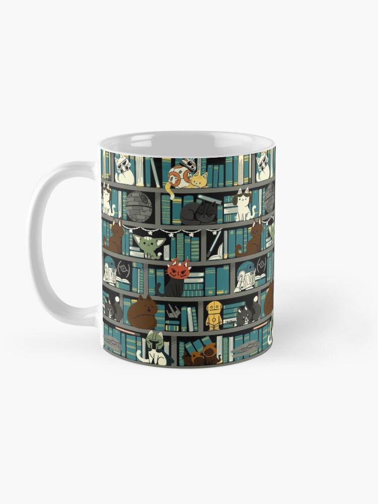 Thumbnail 3 of 6, Coffee Mug, Library Kitten Wars designed and sold by TaylorRoss1.