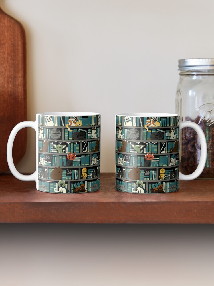 Thumbnail 2 of 6, Coffee Mug, Library Kitten Wars designed and sold by TaylorRoss1.