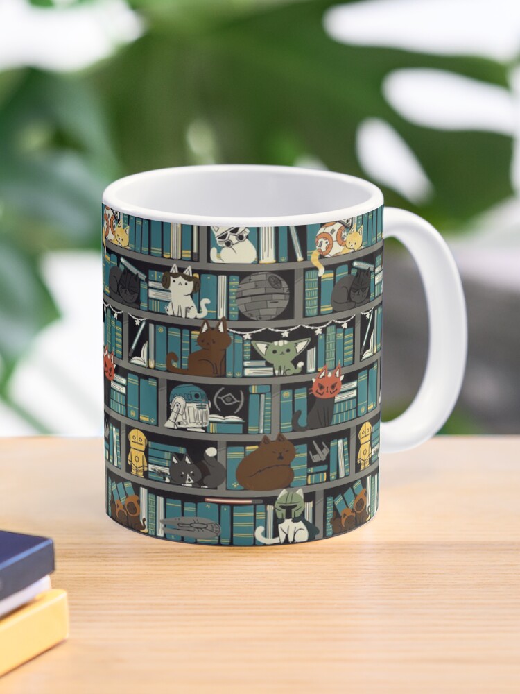 Thumbnail 1 of 6, Coffee Mug, Library Kitten Wars designed and sold by TaylorRoss1.