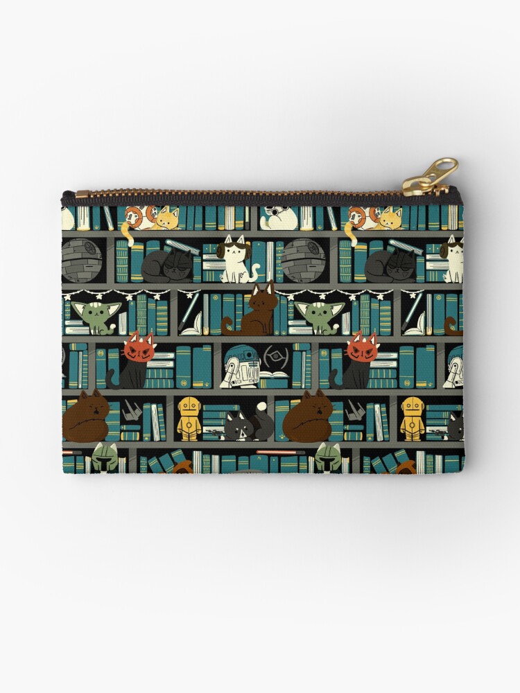 Aperçu 1 sur 4. Pochette avec l'œuvre La guerre des chatons de la bibliothèque créée et vendue par TaylorRoss1.
