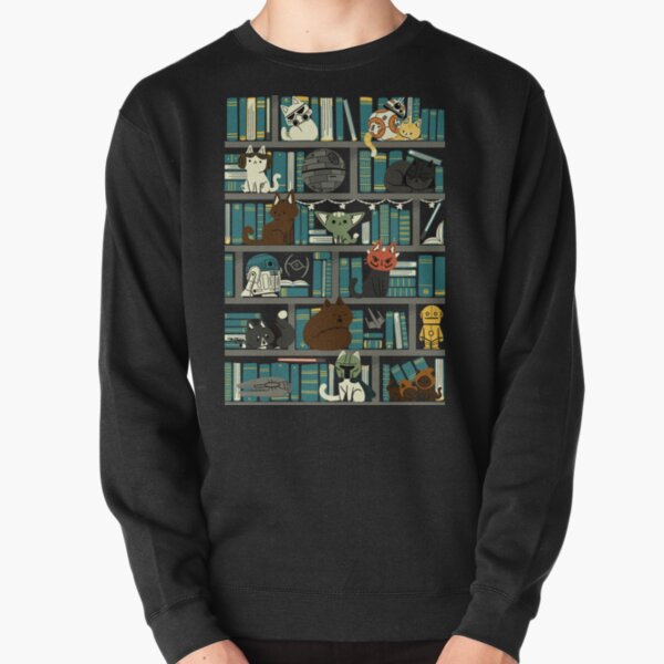 Library Kitten Wars Pullover Sweatshirt