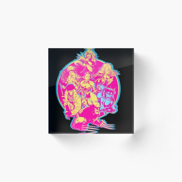 90’s Retro Jim Lee X-Men Group Acrylic Block