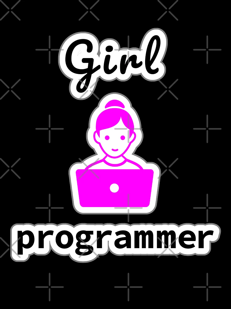 Thumbnail 7 of 7, Oversized T-Shirt, Girl Programmer, Source Code, Software Engineer, Computer Science, Web, WWW, Programming Humor, HTML designed and sold by Max-Wear.