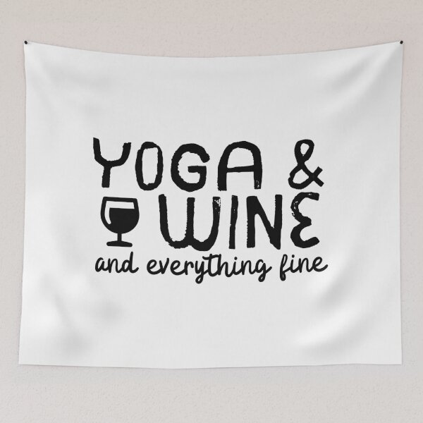 Item preview, Yoga And Wine And Everything Fine designed and sold by m95sim.