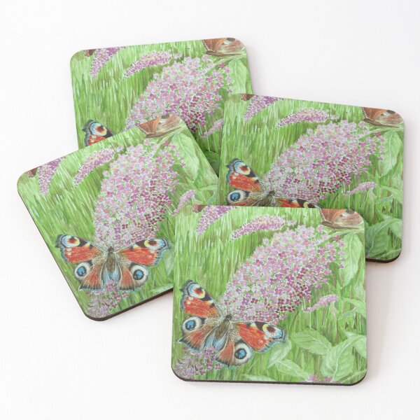 Item preview, Butterflies and Buddleia designed and sold by CPughArtist.