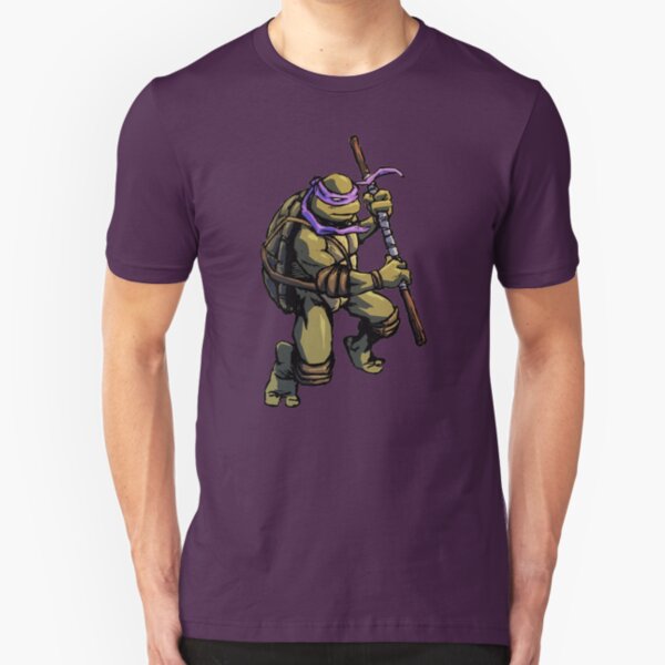 Turtle Power DON Slim Fit T-Shirt