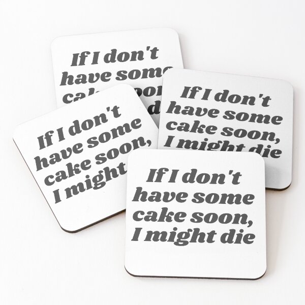 Item preview, Stanley Hudson-The office quote " If I don't have some cake soon I might die" designed and sold by Quoteeble.