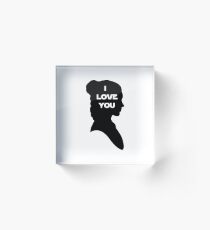 I Love You Acrylic Block