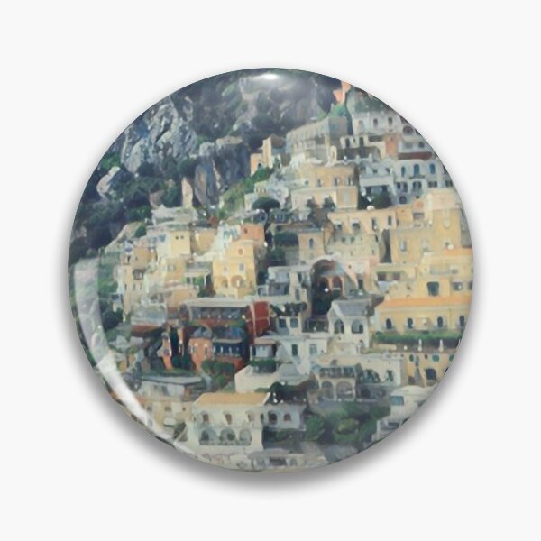 Item preview, beatuful mountain houses painting designed and sold by paintingVoid.