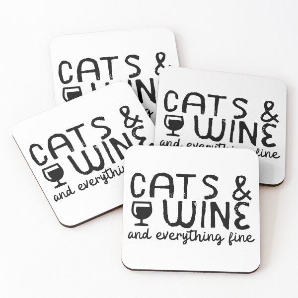Item preview, Cats And Wine And Everything Fine designed and sold by m95sim.