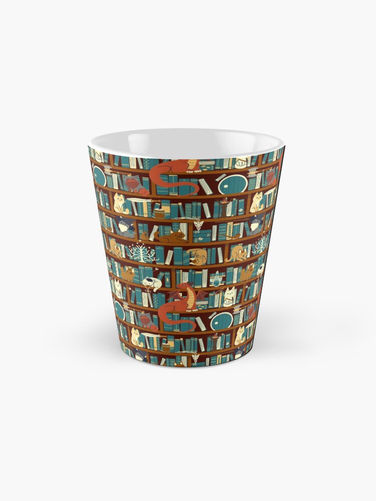 Alternate view of Library of the Ring Coffee Mug