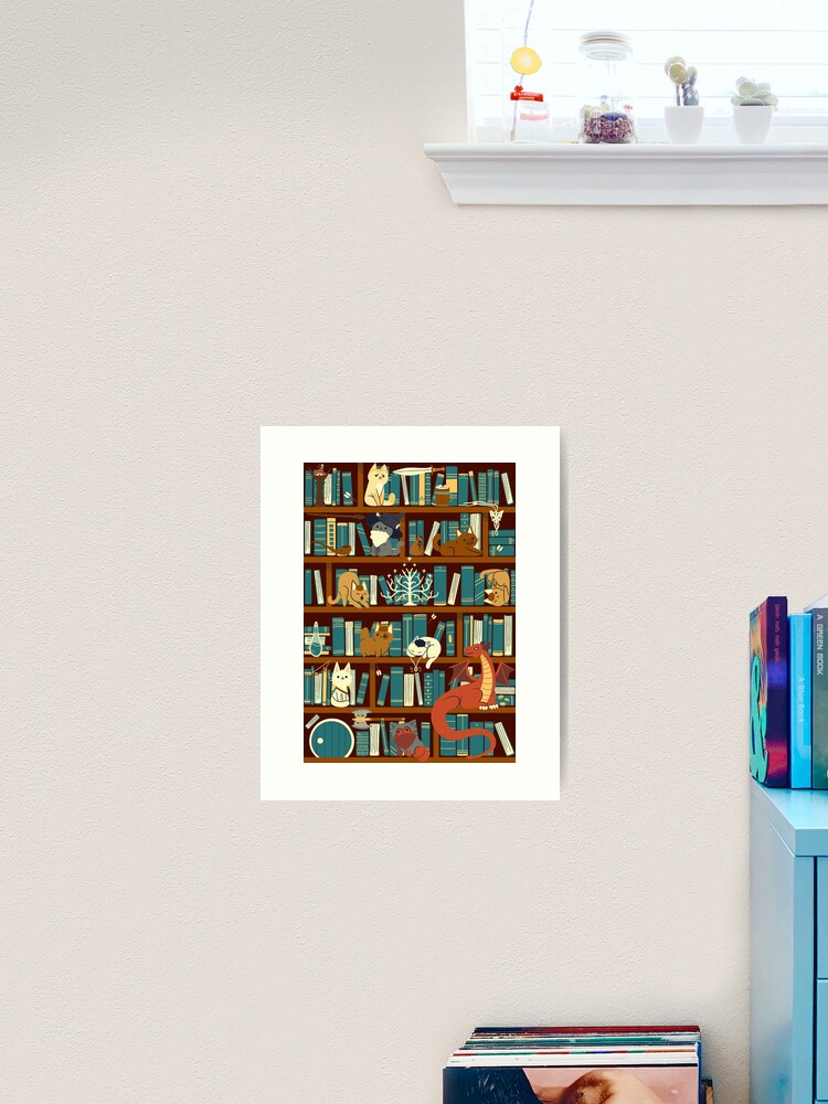 Thumbnail 2 of 3, Art Print, Library of the Ring designed and sold by TaylorRoss1.