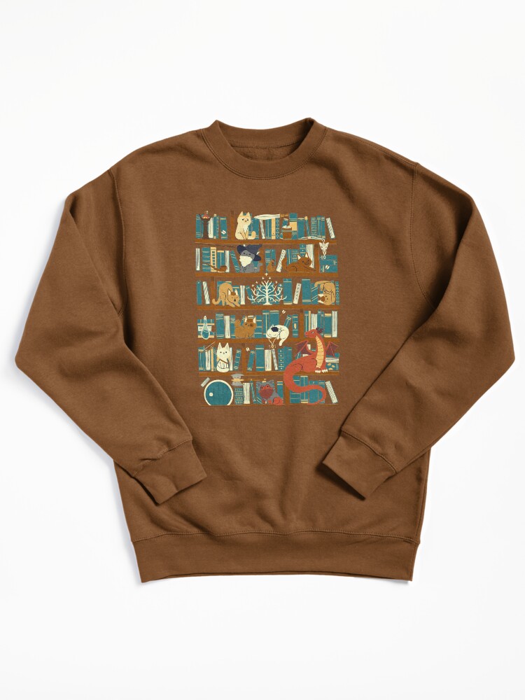 Thumbnail 2 of 7, Pullover Sweatshirt, Library of the Ring designed and sold by TaylorRoss1.