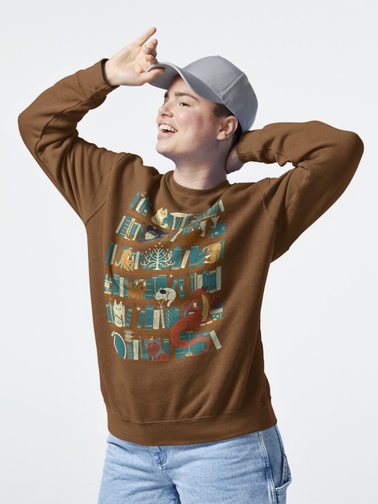 Thumbnail 5 of 7, Pullover Sweatshirt, Library of the Ring designed and sold by TaylorRoss1.