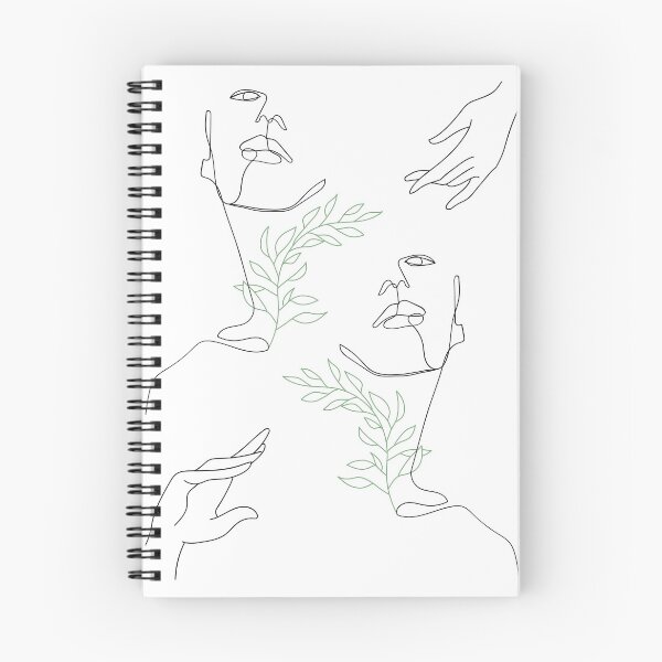 Item preview, Minimal Face and Hand Art designed and sold by Sahar-m.