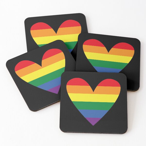 Item preview, GAY PRIDE HEART designed and sold by medusachild.