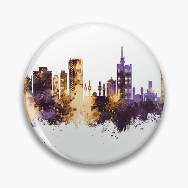 Item preview, Lagos Nigeria Skyline designed and sold by ArtPrints.