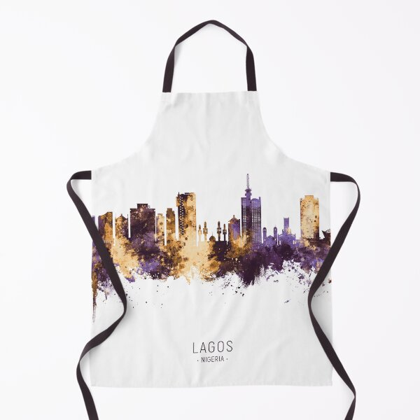 Item preview, Lagos Nigeria Skyline designed and sold by ArtPrints.