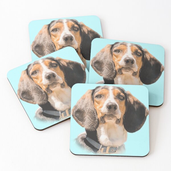Item preview, Blano, father of Kroko portrait. Bluish background. designed and sold by KrokoStories.