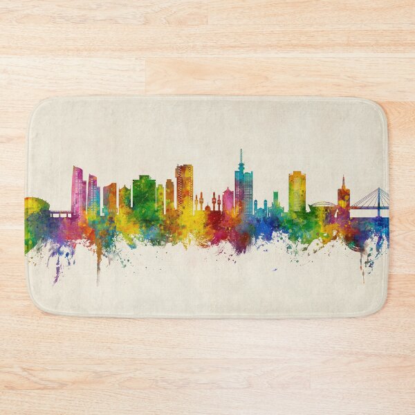 Item preview, Lagos Nigeria Skyline designed and sold by ArtPrints.