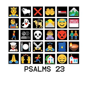 Psalm 23 Emoticon Design