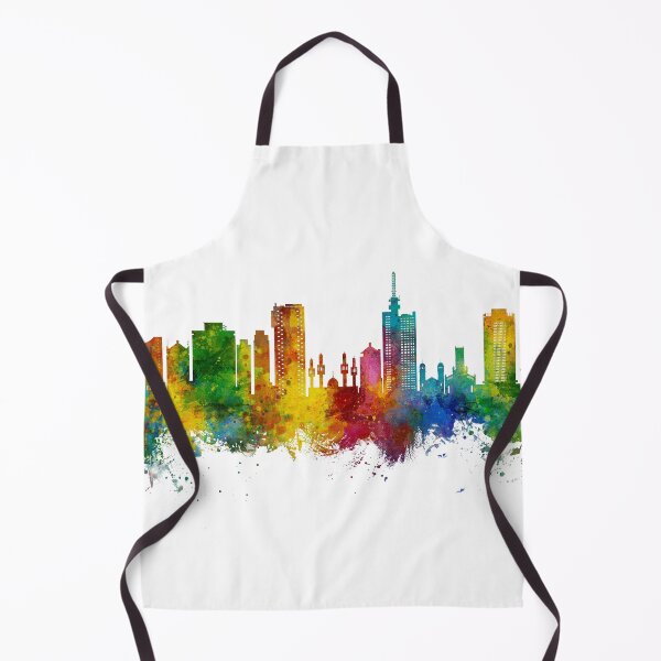 Item preview, Lagos Nigeria Skyline designed and sold by ArtPrints.