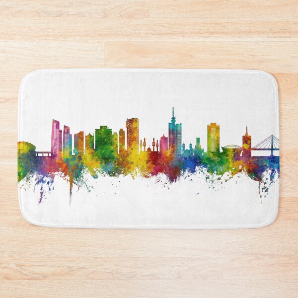 Item preview, Lagos Nigeria Skyline designed and sold by ArtPrints.