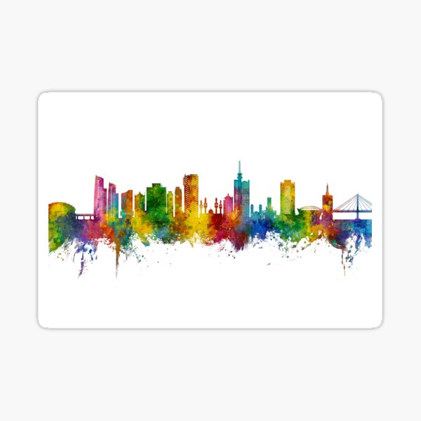Artikel-Vorschau von Lagos Nigeria Skyline, designt und verkauft von ArtPrints.