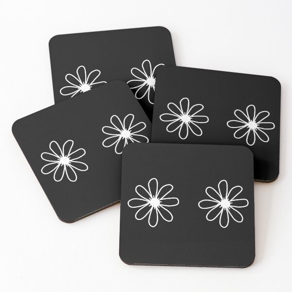 Item preview, DAISY FLOWER BOOBS LINE ART BLACK designed and sold by aydapadi.