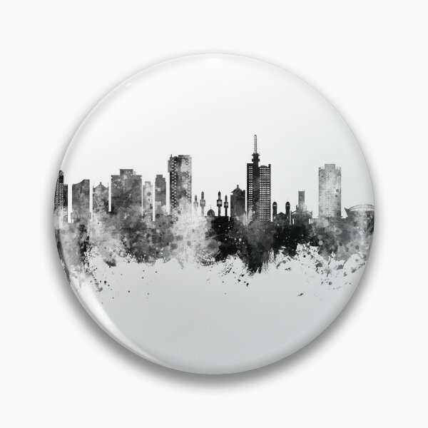Item preview, Lagos Nigeria Skyline designed and sold by ArtPrints.