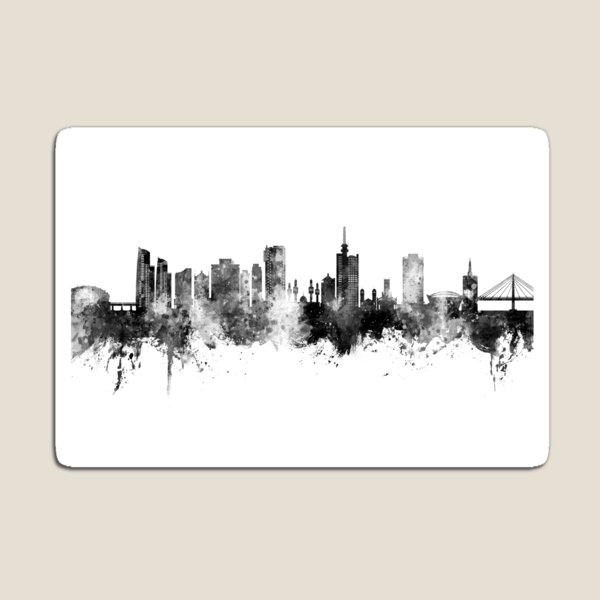 Artikel-Vorschau von Lagos Nigeria Skyline, designt und verkauft von ArtPrints.