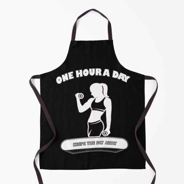 Item preview, One Hour A Day Keeps The Fat Away designed and sold by Delicious Design ⭐⭐⭐⭐⭐.