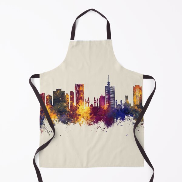 Item preview, Lagos Nigeria Skyline designed and sold by ArtPrints.