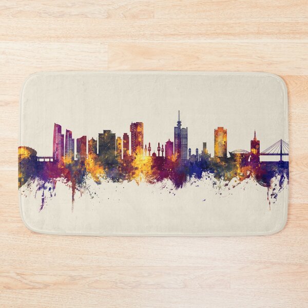 Item preview, Lagos Nigeria Skyline designed and sold by ArtPrints.