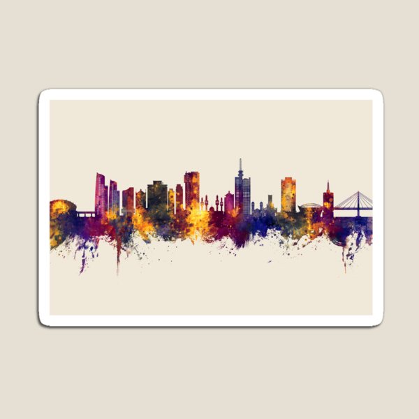 Artikel-Vorschau von Lagos Nigeria Skyline, designt und verkauft von ArtPrints.