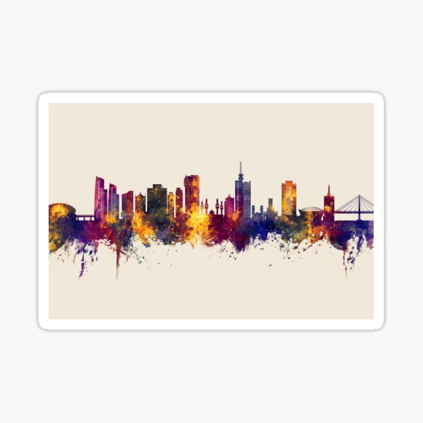 Artikel-Vorschau von Lagos Nigeria Skyline, designt und verkauft von ArtPrints.
