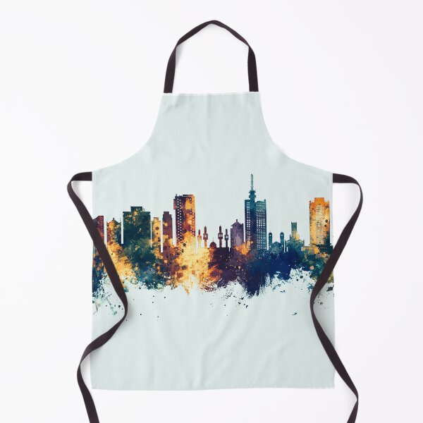 Item preview, Lagos Nigeria Skyline designed and sold by ArtPrints.