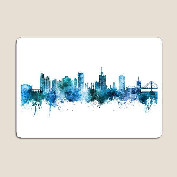 Artikel-Vorschau von Lagos Nigeria Skyline, designt und verkauft von ArtPrints.