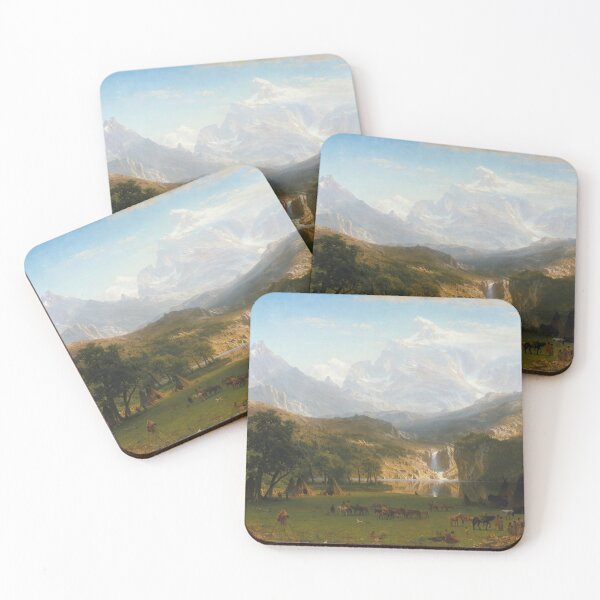 Item preview, The Rocky Mountains, Lander's Peak - Albert Bierstadt designed and sold by CarlsArt.