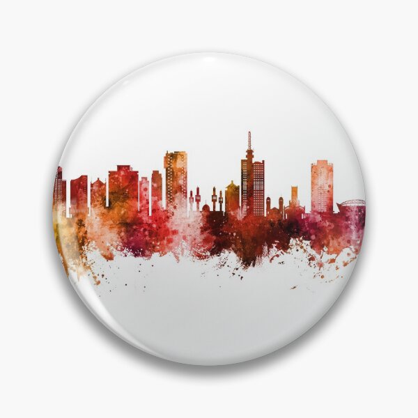 Item preview, Lagos Nigeria Skyline designed and sold by ArtPrints.