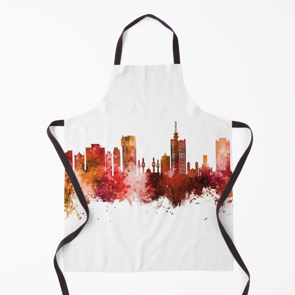 Item preview, Lagos Nigeria Skyline designed and sold by ArtPrints.