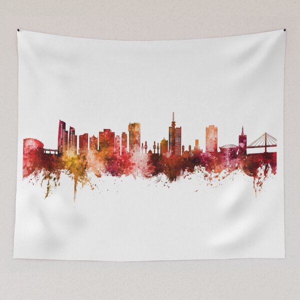 Item preview, Lagos Nigeria Skyline designed and sold by ArtPrints.