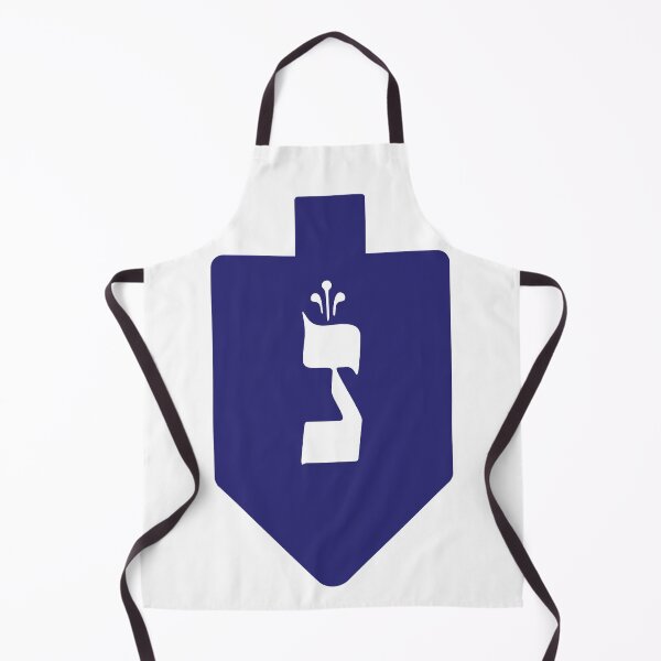 Item preview, Indigo Hanukkah Dreidel with the Letter Nun. designed and sold by Amber Dove Studio.