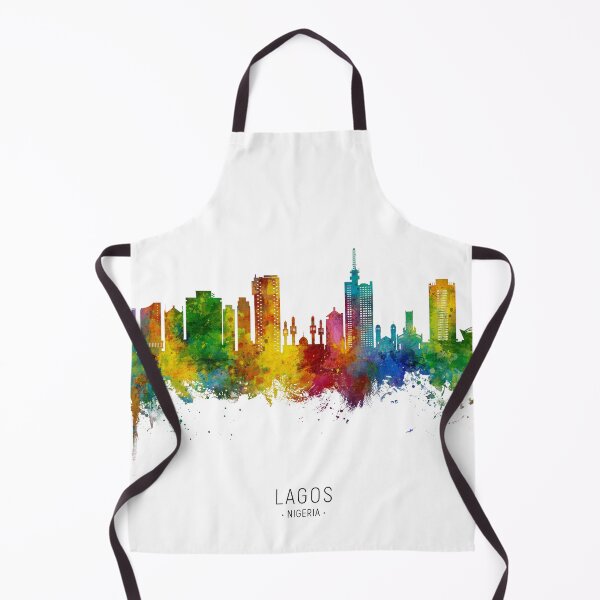 Item preview, Lagos Nigeria Skyline designed and sold by ArtPrints.