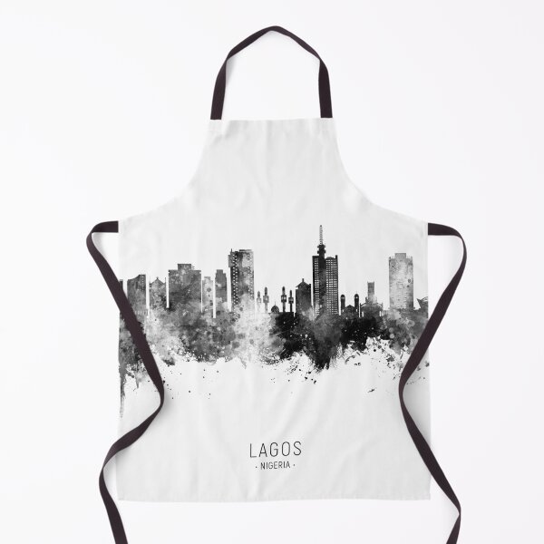 Item preview, Lagos Nigeria Skyline designed and sold by ArtPrints.