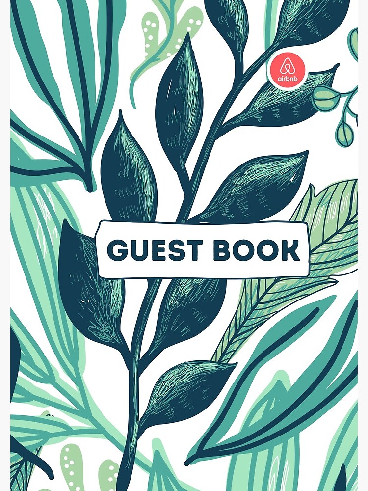 Airbnb Guest book with Jungle backround by IronMark19
