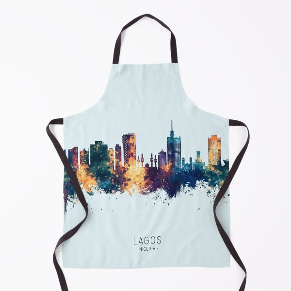 Item preview, Lagos Nigeria Skyline designed and sold by ArtPrints.